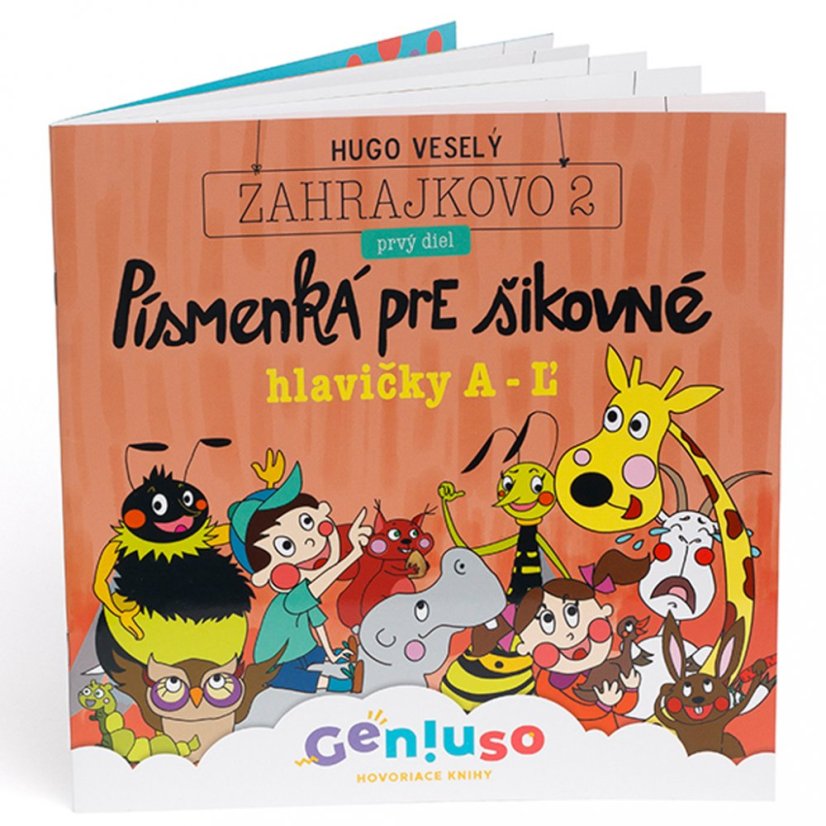 Geniuso hovoriaca kniha -Písmenká pre šikovné hlavičky, 1.diel