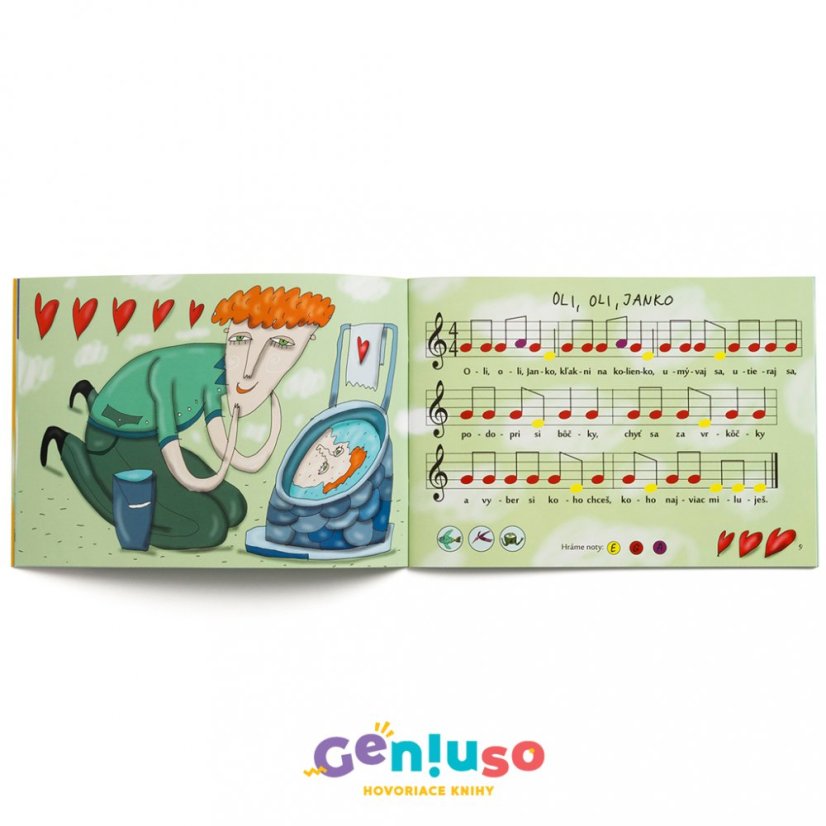 Geniuso hovoriaca kniha - Ľudové notičky