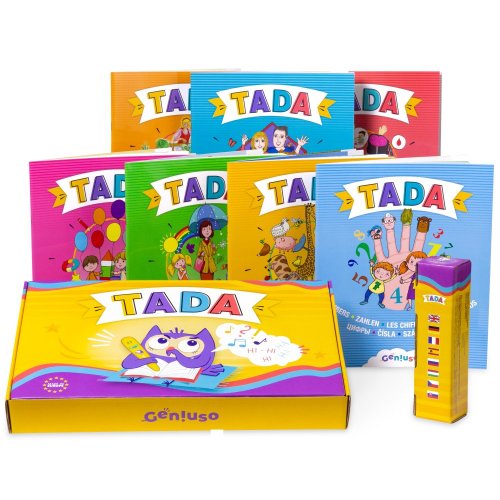 Viacjazyčný balíček kníh s perom - TADA 7