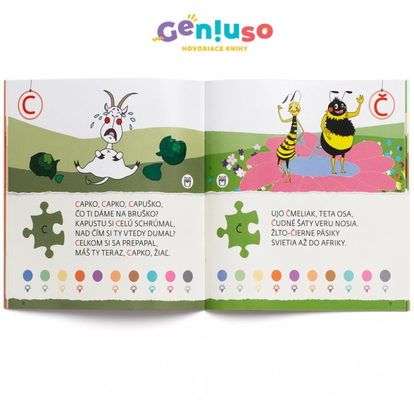 Geniuso hovoriaca kniha -Písmenká pre šikovné hlavičky, 1.diel