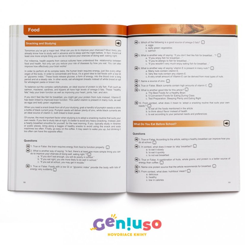 Geniuso hovoriaca učebnica - CLICK interactive reading